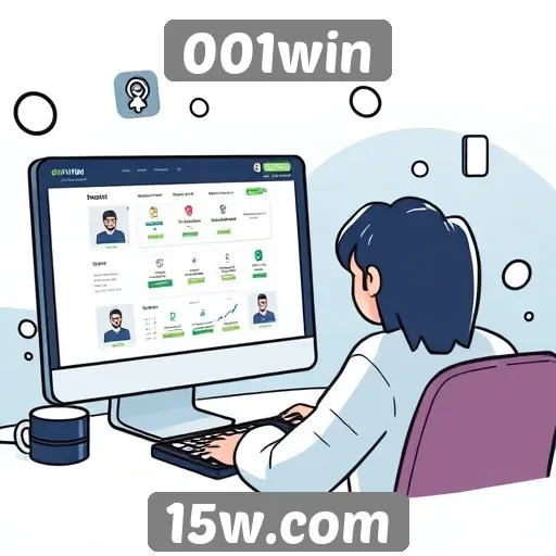Experiência do usuário na navegação do 001win